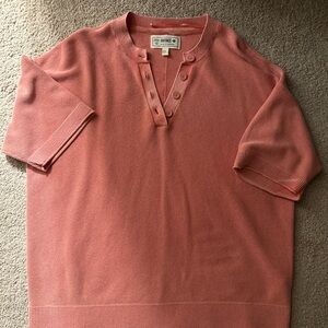 **NEW** FatFace Organic Womens Shirt Top Size M Pink 100% Cotton